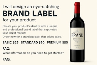 brand labels, product tags, and packaging labels for your business