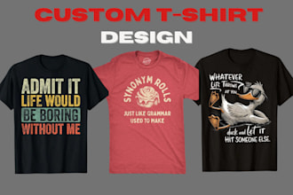 create awesome ilustration graphic tshirt design for clothing merchandise brand