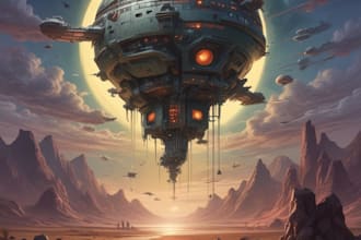 create sci fi illustration and sci fi art