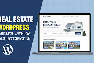 build wordpress real estate idx website with mls integration