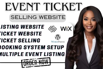 design and develop a custom ticket booking website