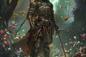 do character art, dnd, and game art