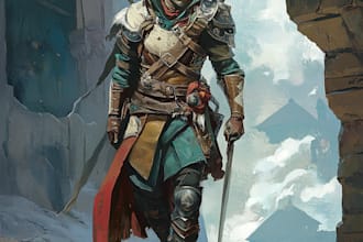 create unique and high quality dnd character art for you