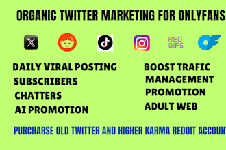 do twitter reddit marketing for onlyfans fanvue fansly promotion management