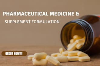 formulate pharmaceutical products, supplements, and medications
