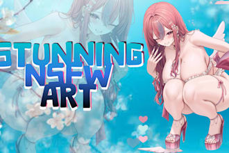 draw cute nsfw art furry art nsfw anime art vrchat avatar fanart character sheet