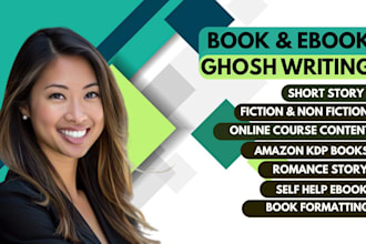 be your expert ebook ghostwriter fiction, nonfiction self help christian ebooks