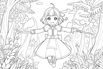 draw anything for coloring book pages