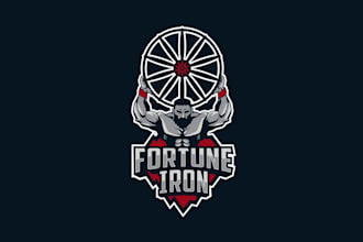 design sustainability fantastic fortune iron logo