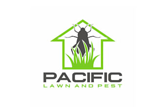 design professional land and pest control logo