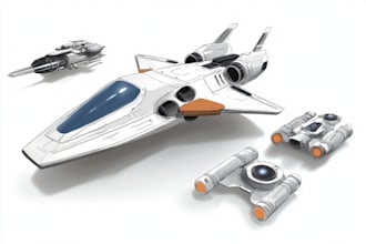 design spaceship, sci fi illustration and sci fi art