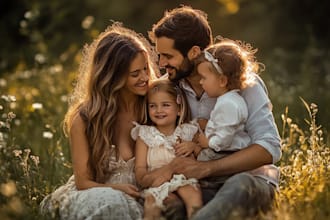 edit family and portrait photo in lightroom and photoshop