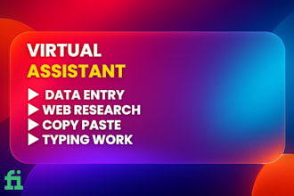 becoma virtual assistant and any office task