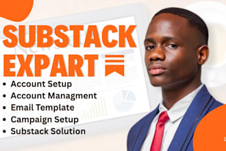 set up substack design newsletter substack banner design subatack homepage