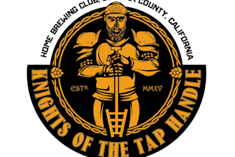 design knights handle brewing club logo