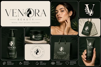 design minimalist logo and complete brand identity for your business