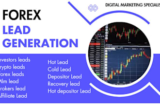 generate active forex leads, mlm crypto investors lead, crypto email list