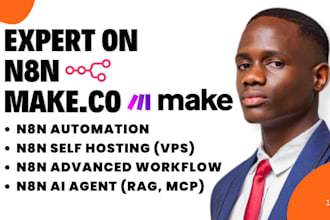 n8n automation n8n ai agent n8n workflow n8n expert vapi retell ai voice agent