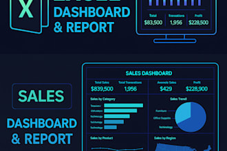 create dynamic excel dashboards and reports
