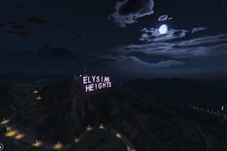 custom vinewood sign for your fivem server by rinphetamin