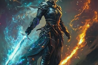 create high quality dnd character art and fantasy character