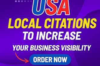 do 200 best USA local citations for local seo