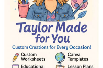 design custom educational worksheets or printables