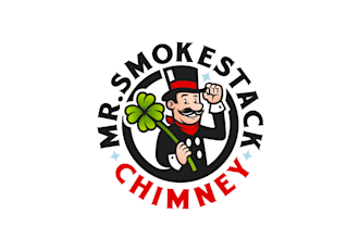 design modern chimney service business logo