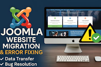 do upgrade, migration, update for latest joomla website