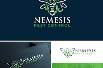 design fierce and professional nemesis pest control logo