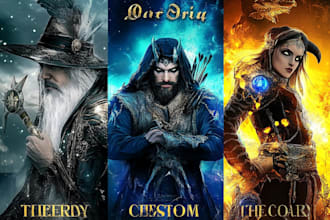 design professional fantasy book cover or ebook cover