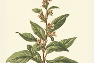 draw botanical illustration of plants and flowers