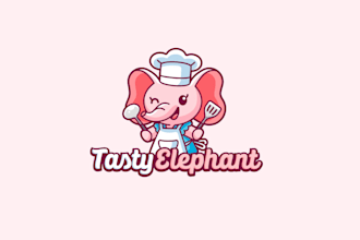 design a cute plant based food logo