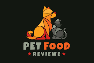 design an eye catching pet food logo