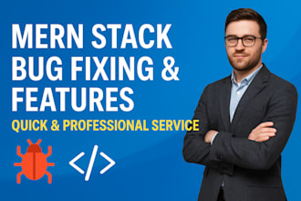fix mern stack bugs with fast 24 hour delivery