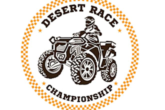 create amazing attractive motorcycle and car racing logo