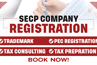 do company registration with secp and fbr business consultant services