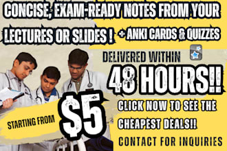 turn your lecture notes into premium study guides