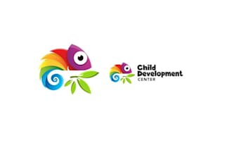 design playful child center logo