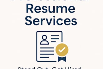 professionally format and enhance your resume for success
