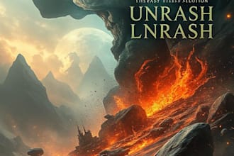 unleash fantasy book cover science fiction, romance