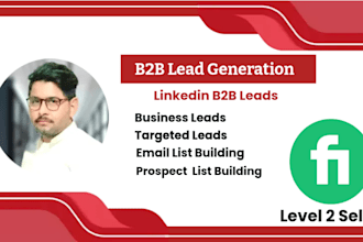 do b2b lead generation, linkedin, prospect list, and email list building