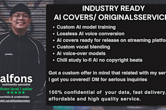 make your ai cover or original sound industry ready