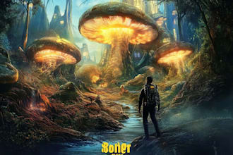 create sci fi art, game art, sci fi character or fantasy
