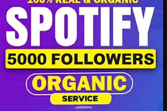 do usa spotify organic profile followers music audience
