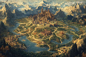 create a fantasy map for you