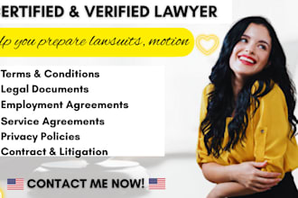 be your civil litigation lawyer and help you prepare lawsuits, motion, complaint