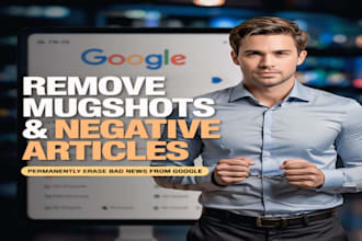 help you remove mugshots, unwanted articles and negative links from google