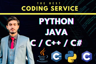 review, do and help with python java c assignments and proj