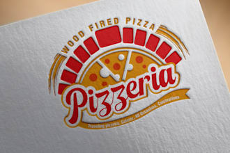 make restaurant, pizza, bbq, burger, drink, catering, food logo design for you